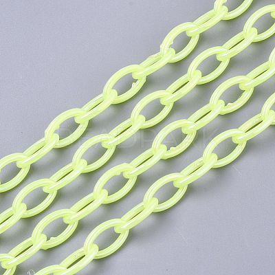 Acrylic Opaque Cable Chains X-PACR-N009-001I-1