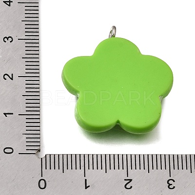 Opaque Resin Pendants RE-CBAA178-03P-1