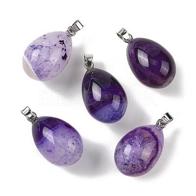 Natural Agate Pendants GG-K002-08A-23-1
