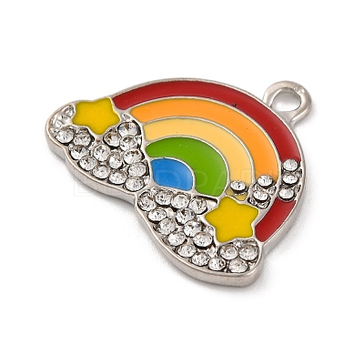 Alloy Enamel Pendants ENAM-M009-01A-P-1