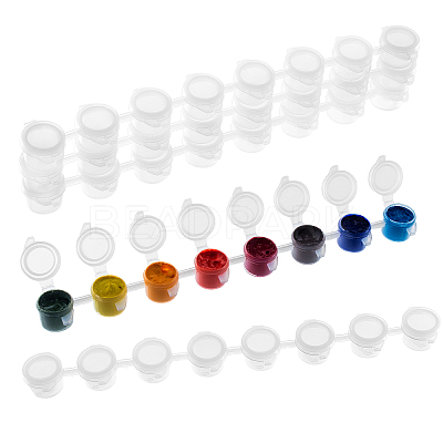 Plastic Paint Pots Strips DIY-PH0027-27-1