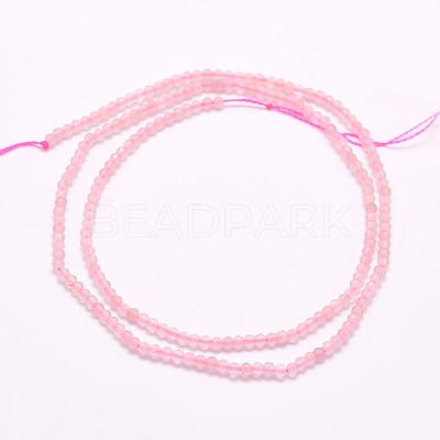 Natural Madagascar Rose Quartz Beads Strands G-F509-28-2mm-1