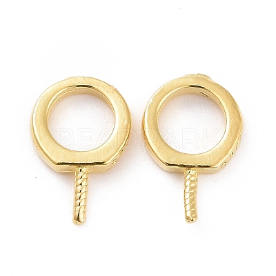 925 Sterling Silver Screw Eye Peg Bails X-STER-D035-42G-1