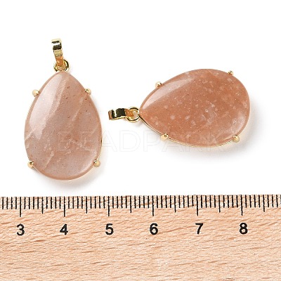 Natural Sunstone Pendants G-U002-01G-E-1