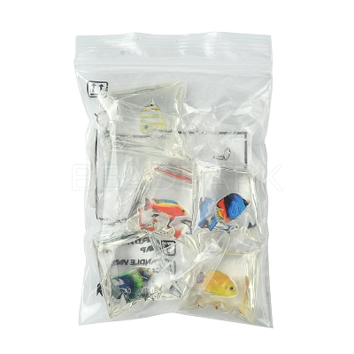 5Pcs 5 Colors Resin Pendants with Iron Jump Ring RESI-FS0001-70-1