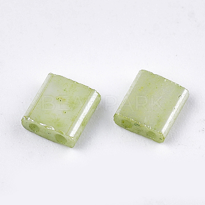 2-Hole Opaque Glass Seed Beads SEED-S023-22C-02-1