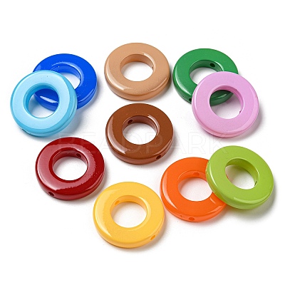 Opaque Acrylic Beads X-MACR-D081-06-1