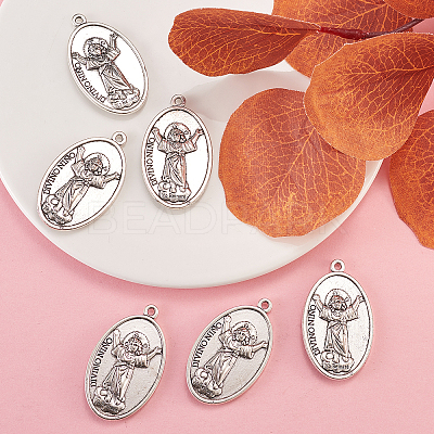 Tibetan Style Alloy Pendants PALLOY-CJ0003-01-1