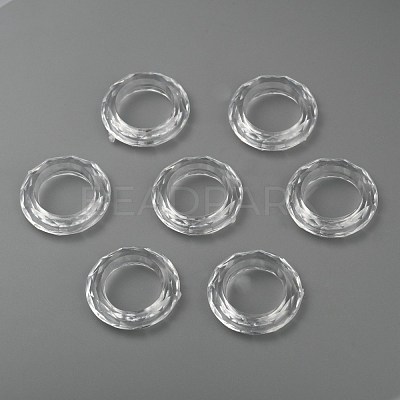 Transparent Acrylic Beads PL671Y-1-1