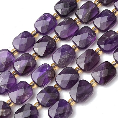 Natural Amethyst Beads Strands G-L654-J01-01-1