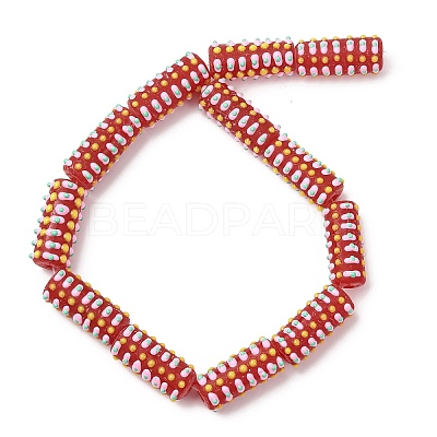 Handmade Lampwork Enamel Beads LAMP-B051-01C-1