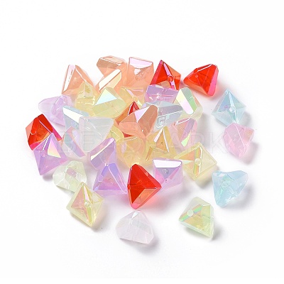 Transparent Acrylic Imitation Jelly Beads OACR-P011-05C-1