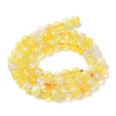 Natural Fire Crackle Agate Bead Strands G-K166-07F-6mm-07-1
