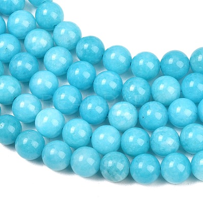 Dyed Natural White Jade Beads Strands GG-CBAD029-A07-8mm-1