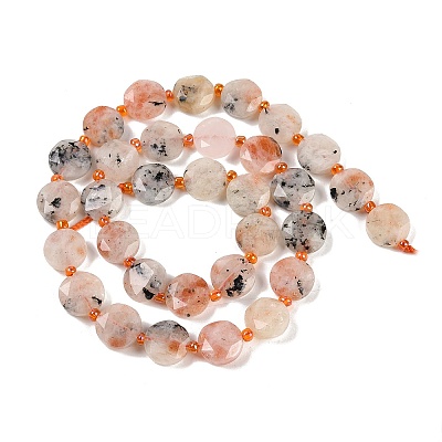 Natural Sunstone Beads Strands G-C116-A69-01-1