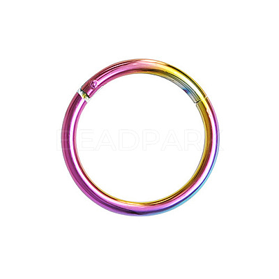316L Surgical Stainless Steel Hoop Cartilage Earrings WGB51CA-13-1
