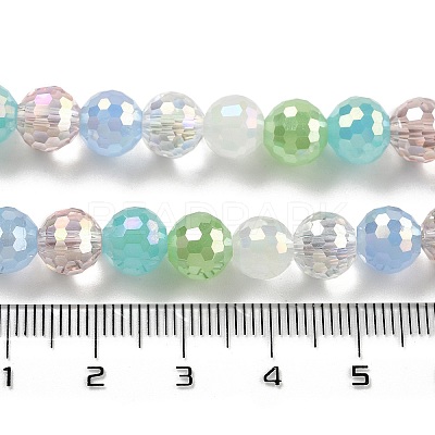 Electroplate Glass Bead Strands X-GLAA-Z006-01B-1