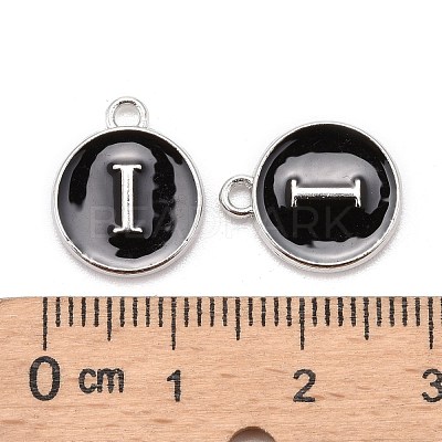 Platinum Plated Alloy Charms X-ENAM-S118-02I-P-1