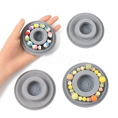 4Pcs 4 Styles PE and Flocking Bead Design Boards ODIS-FS0001-01E-1
