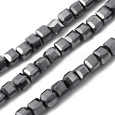 Synthetic Terahertz Stone Beads Strands G-H327-L03-01-1