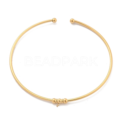 304 Stainless Steel Arm Cuff Bangle Makings AJEW-P127-01G-1
