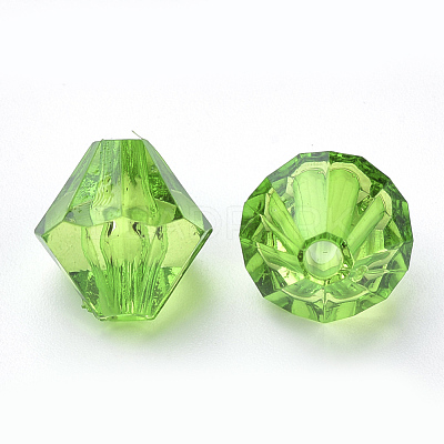 Transparent Acrylic Beads TACR-S146-6mm-13-1