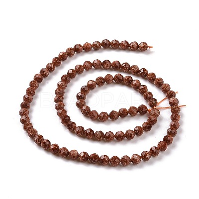 Synthetic Goldstone Beads Strands G-E591-06B-1