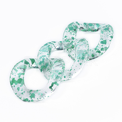 Transparent Acrylic Linking Rings OACR-N009-015A-B09-1