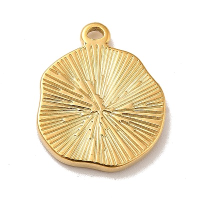 Ion Plating(IP) 304 Stainless Steel Pendants Rhinestone Setting STAS-A066-18G-1