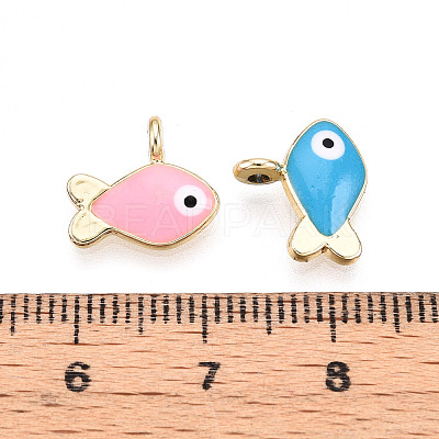 Alloy Enamel Charms X-ENAM-T020-108-1