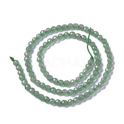 Natural Green Aventurine Beads Strands X-G-F596-10-2mm-1
