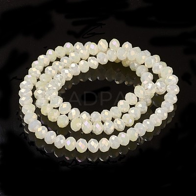Electroplate Glass Beads Strands EGLA-A034-J10mm-T07-1