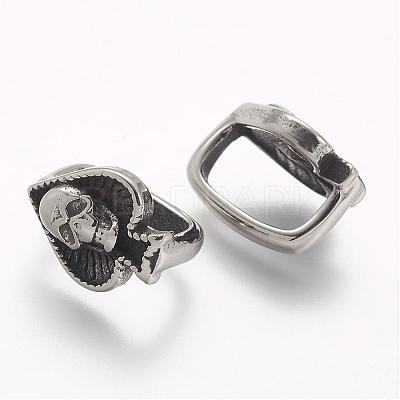 304 Stainless Steel Slide Charms STAS-A032-134AS-1