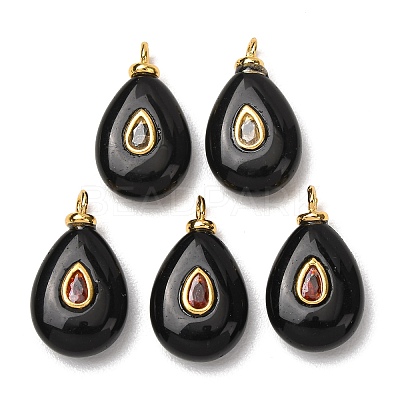 Natural Obsidian Pendants GG-CBAA798-01G-05-1