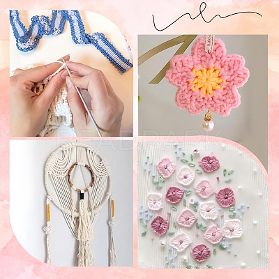 10 Skeins 6-Ply Polyester Embroidery Floss OCOR-CY0002-99C-1