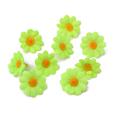 Handmade Silk Cloth Sunflower DIY-WH0134-A11-1
