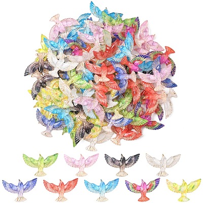 10Pcs Transparent Resin Cabochons FIND-YW0008-82-1