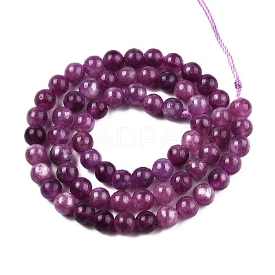Natural Quartz Beads Strands G-R479-6mm-04-1