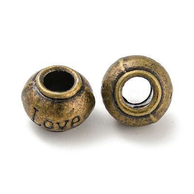 Alloy European Beads FIND-G064-29AB-1