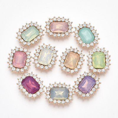 Glass Rhinestone Cabochons RB-S066-07KC-1