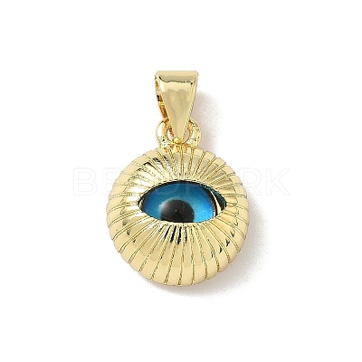 Brass Resin Pendants KK-H079-02A-G01-1