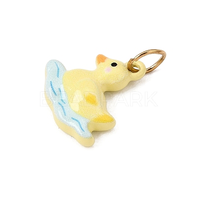 Printed 304 Stainless Steel Pendants SA-CBA59B8-02K-G-1