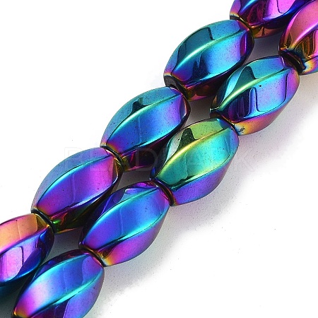 Synthetic Magnetic Hematite Beads Strands G-P545-G01-01B-1