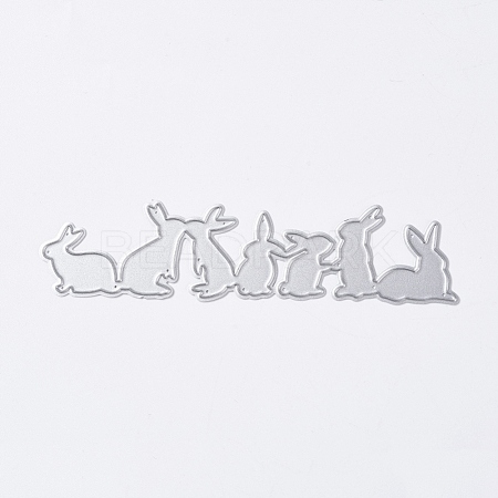 Bunny Carbon Steel Cutting Dies Stencils X-DIY-L024-06-1
