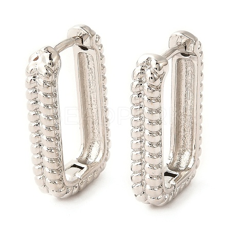 Brass Hoop Earrings X-EJEW-F273-02A-P-1