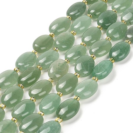 Natural Green Aventurine Beads Strands G-H005-A02-02-1