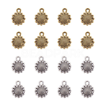 Alloy Tibetan Silver Charms PALLOY-NB0001-39-1