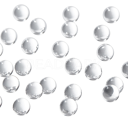 100Pcs Natural Quartz Sphere Beads G-NB0005-51A-1