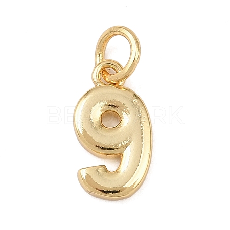 Brass Charms KK-G544-10G-09-1