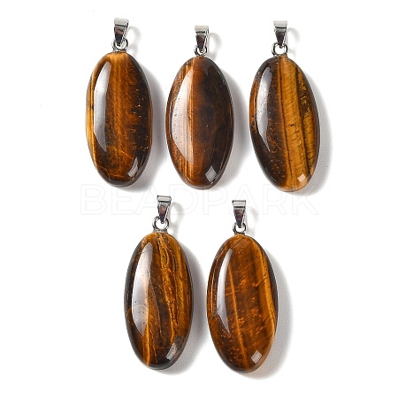 Natural Tiger Eye Pendants GG-CBACB71-01P-11-1